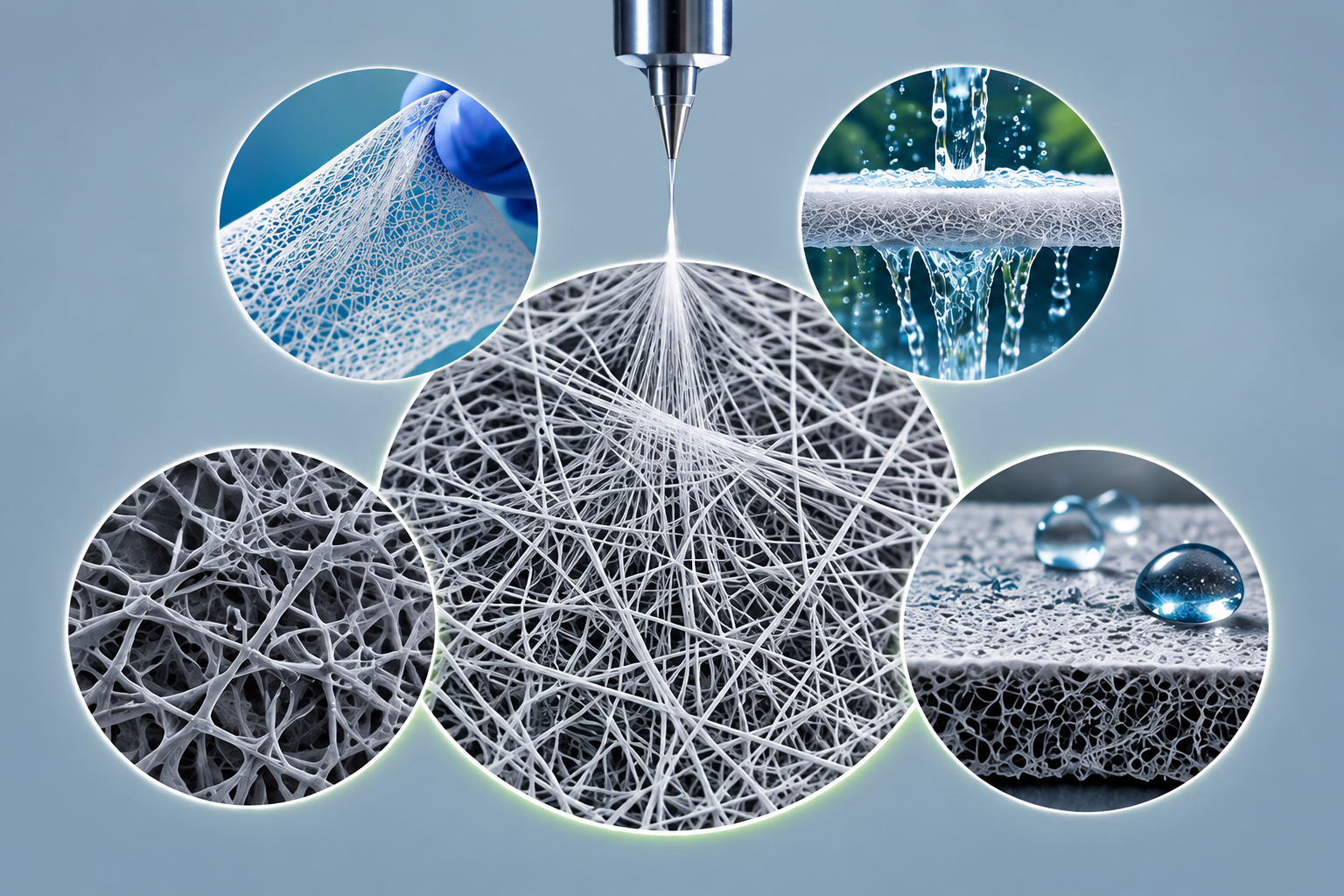 Sustainable Polyamides and Green Electrospinning for Health and Environmental Applications
